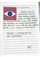 The alignment begins