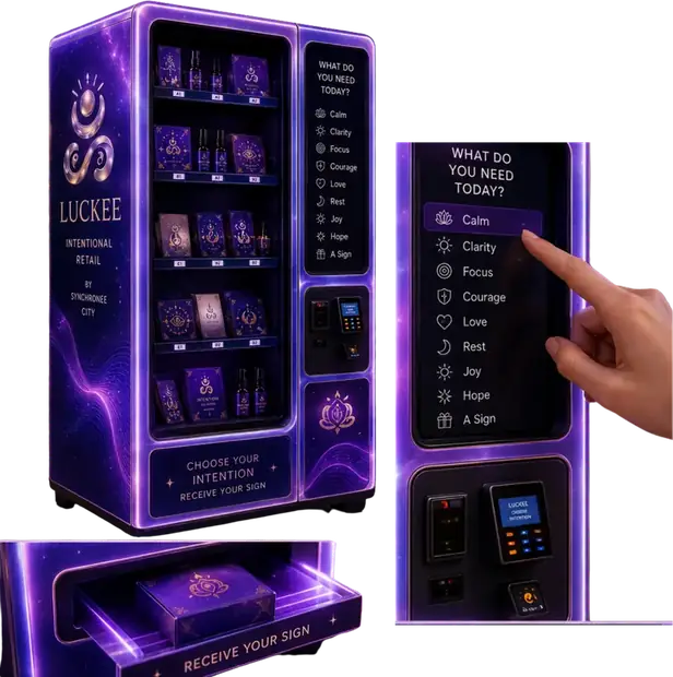 The LUCKEE intentional vending experience